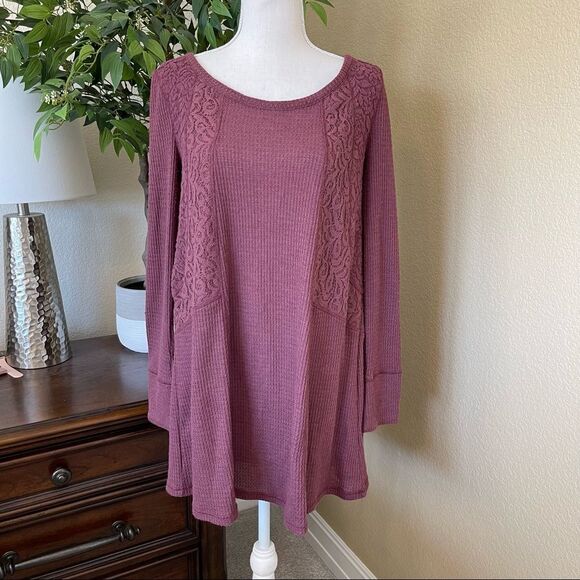 (BOGO FREE) ANTHROPOLOGIE ELOISE GWYNEIRA KNIT CHEMISE DRESS TUNIC XS - Picture 2 of 3